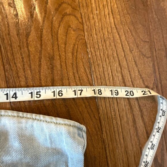 Forever 21 NWT denim frayed western crop top tube top large - Picture 6 of 8